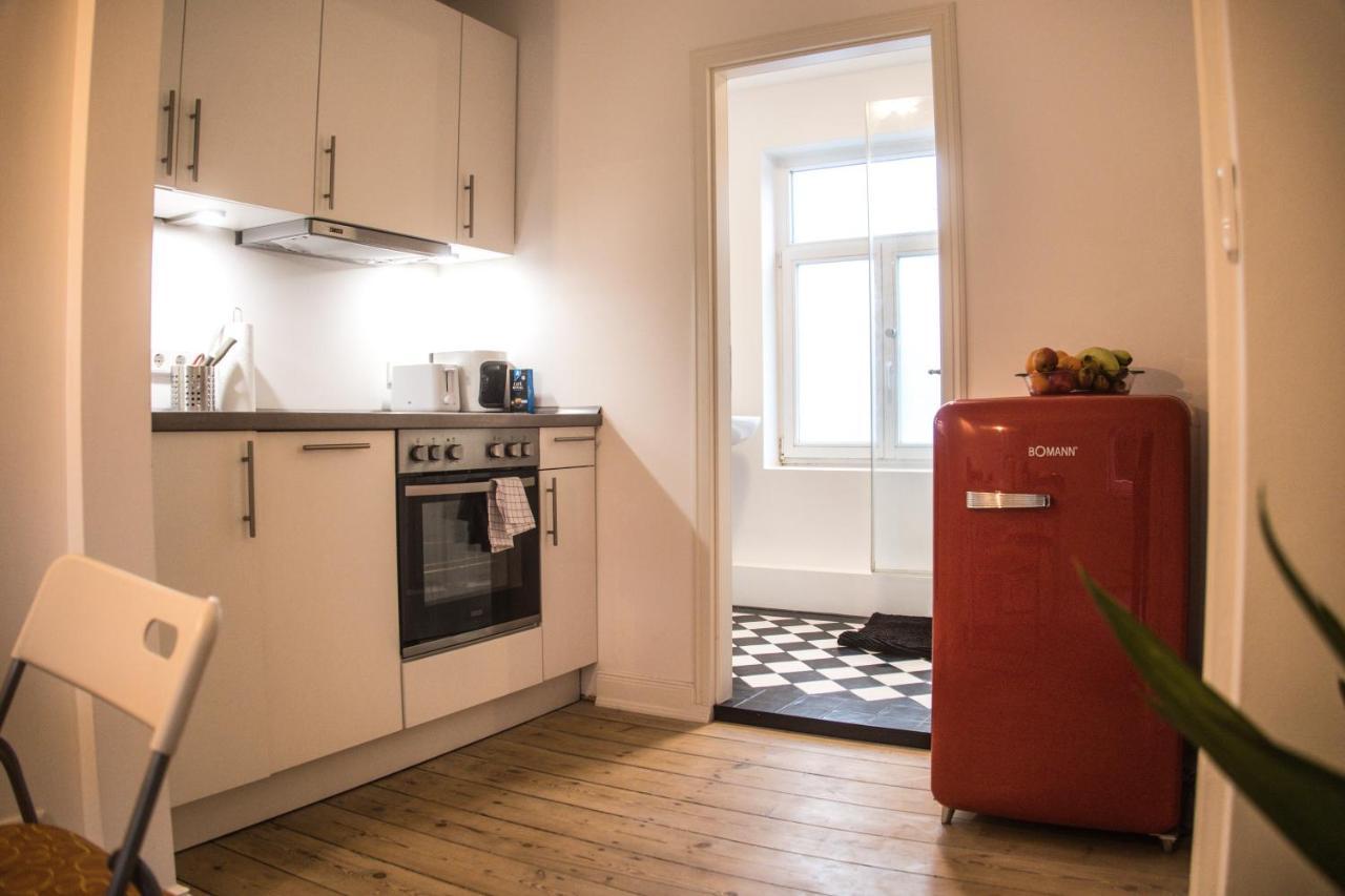 Doppelbett In Heller Wohnung Hamburg Dış mekan fotoğraf